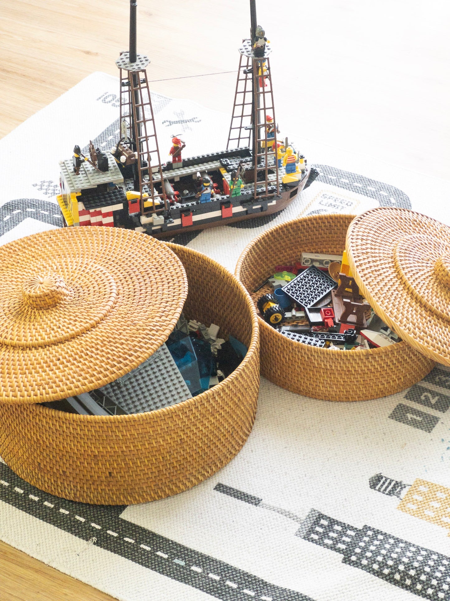 GAYO ROUND STORAGE | NATURAL RATTAN CONTAINER