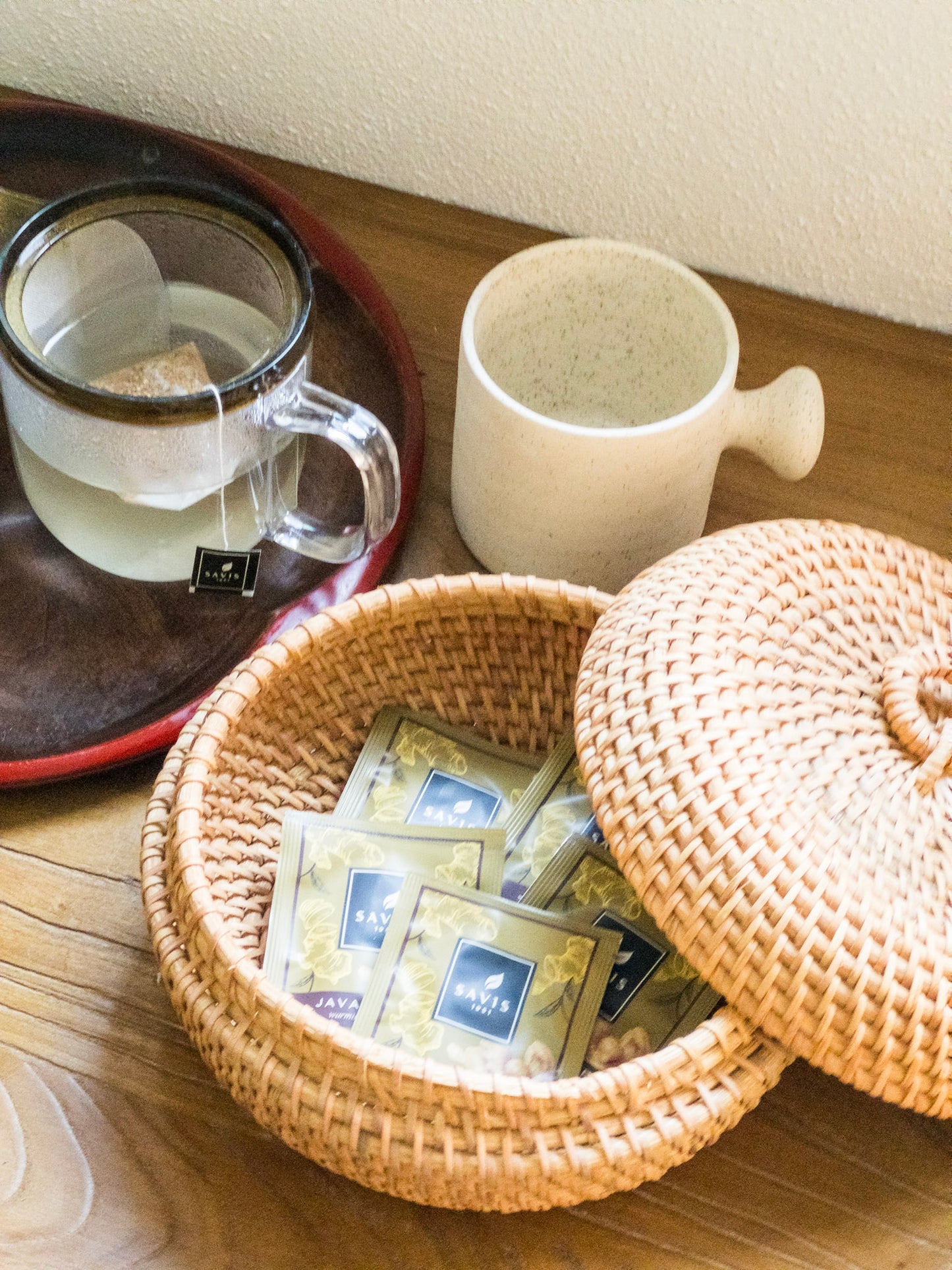 RAYU ROUND STORAGE | NATURAL RATAN CONTAINER