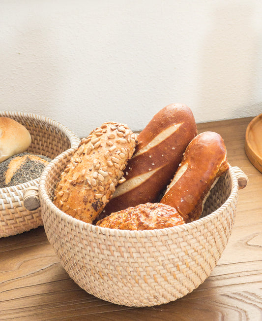 ANAN OBSTSCHALE | KLEINER KORB AUS NATÜRLICHEM RATTAN 