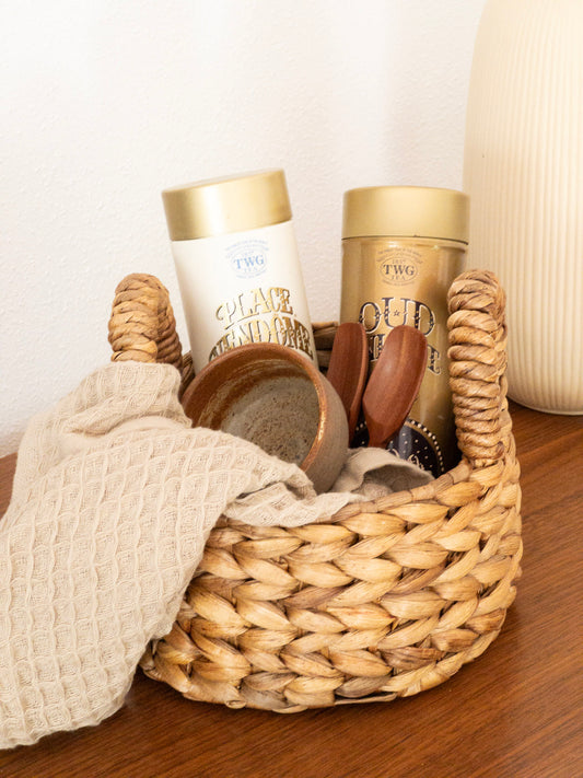 ARUM ROUND STORAGE | NATURAL DECORATION BASKET & CONTAINER