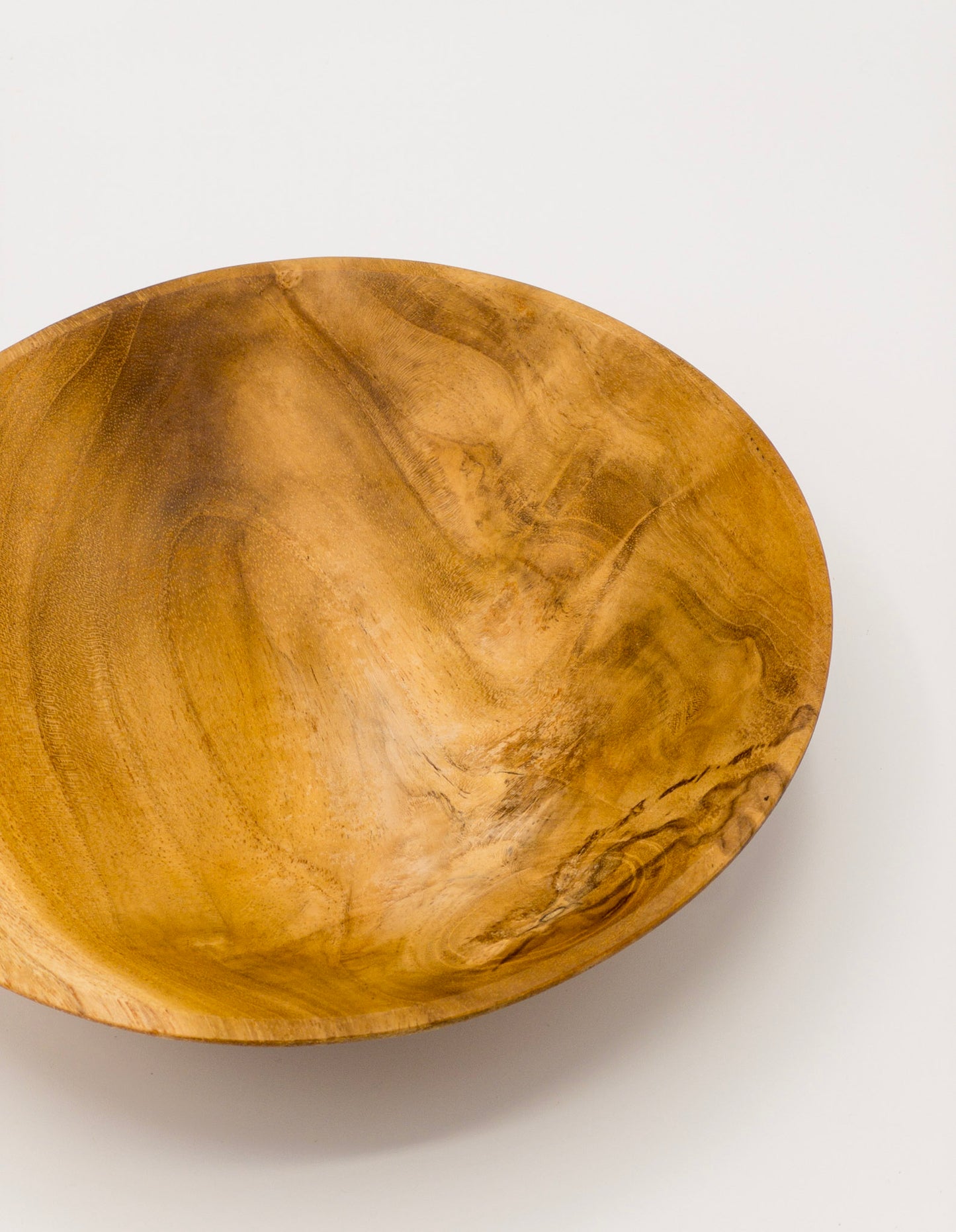 MENA PARABOLIC BOWL | ROUND TEAK WOODEN BOWL