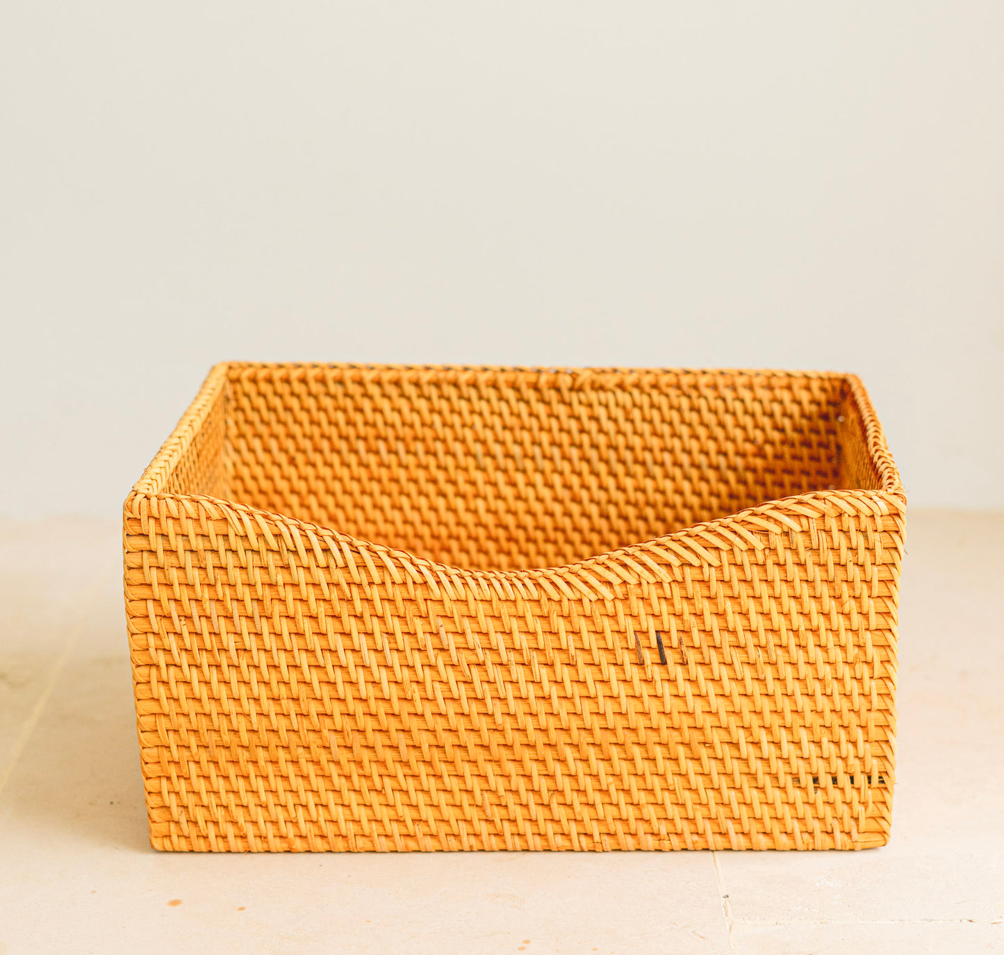 NAMA RECTANGULAR STORAGE BOX | RATTAN NATURAL CONTAINER