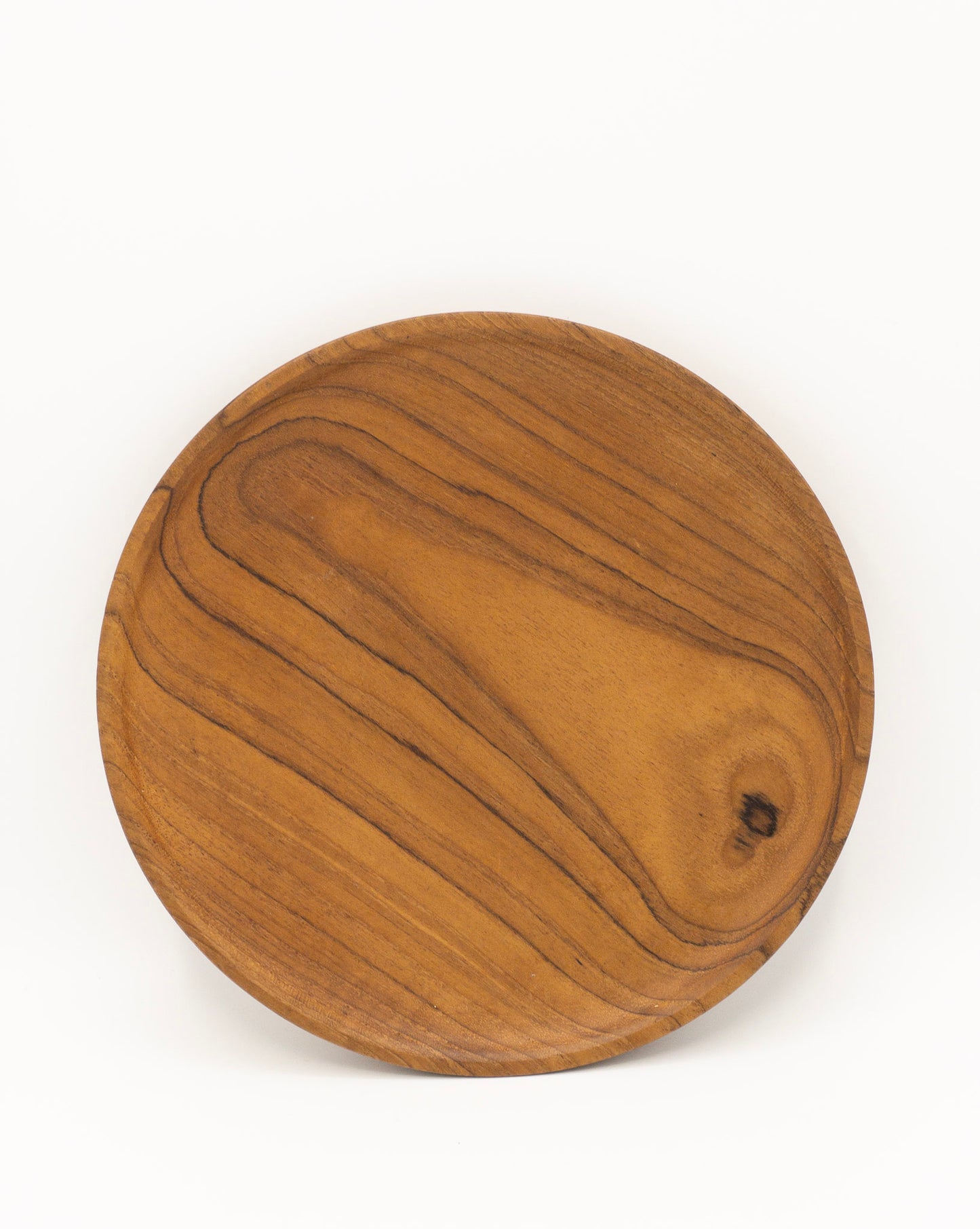 RASA ROUND PLATE | TEAK WOODEN PLATE