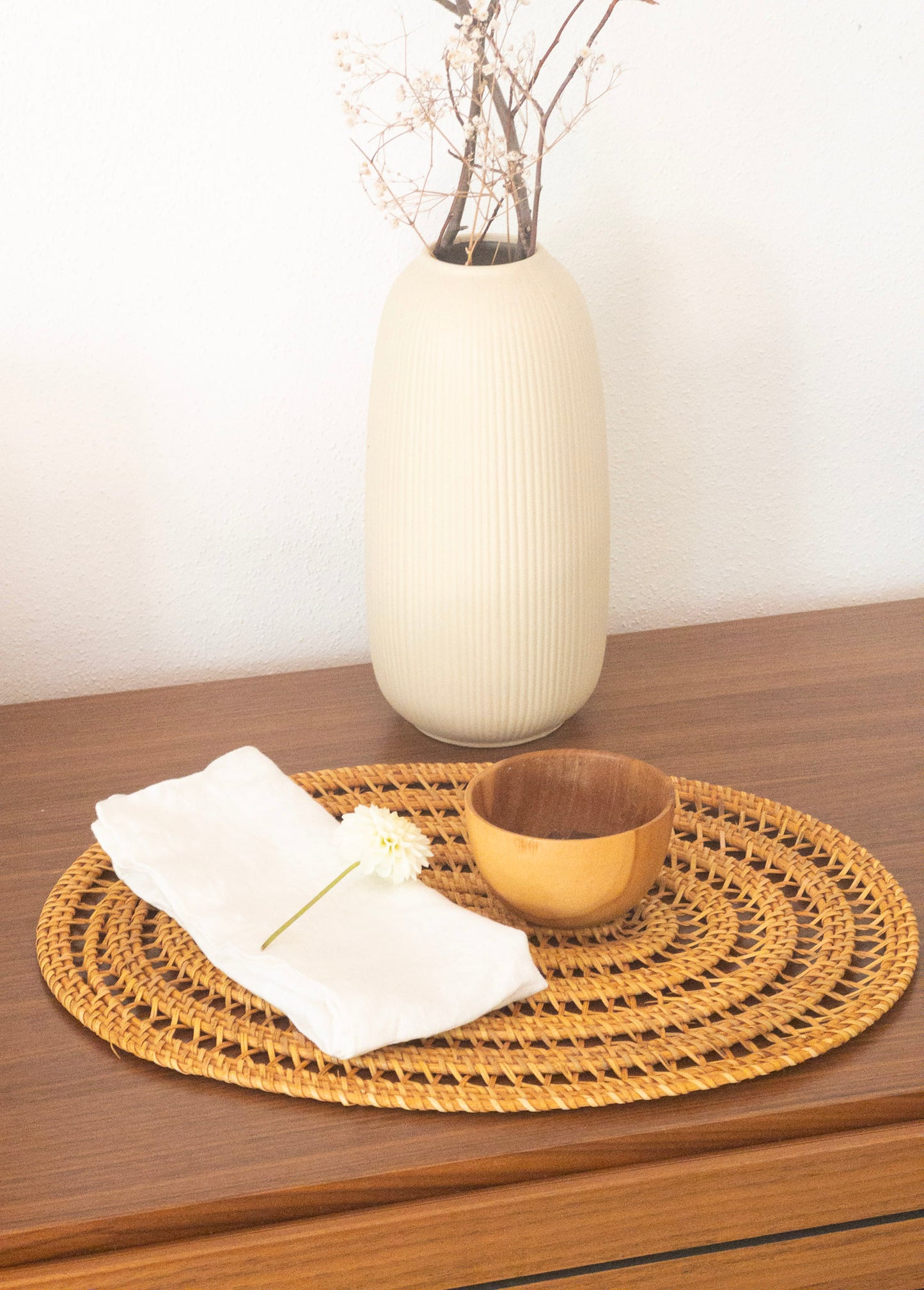 SANA PLACEMAT | OVAL DECORATIVE PLACEMAT