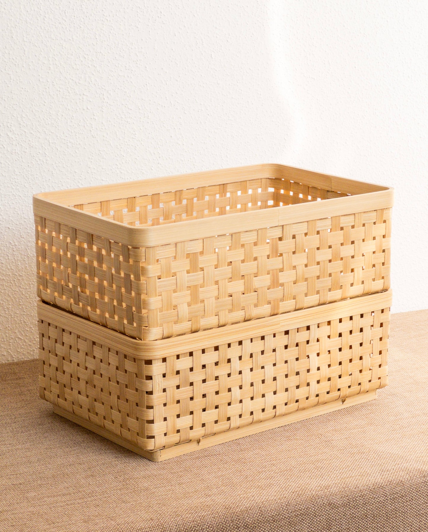 SASI SMALL BOX | NATURAL RECTANGULAR BAMBOO STORAGE