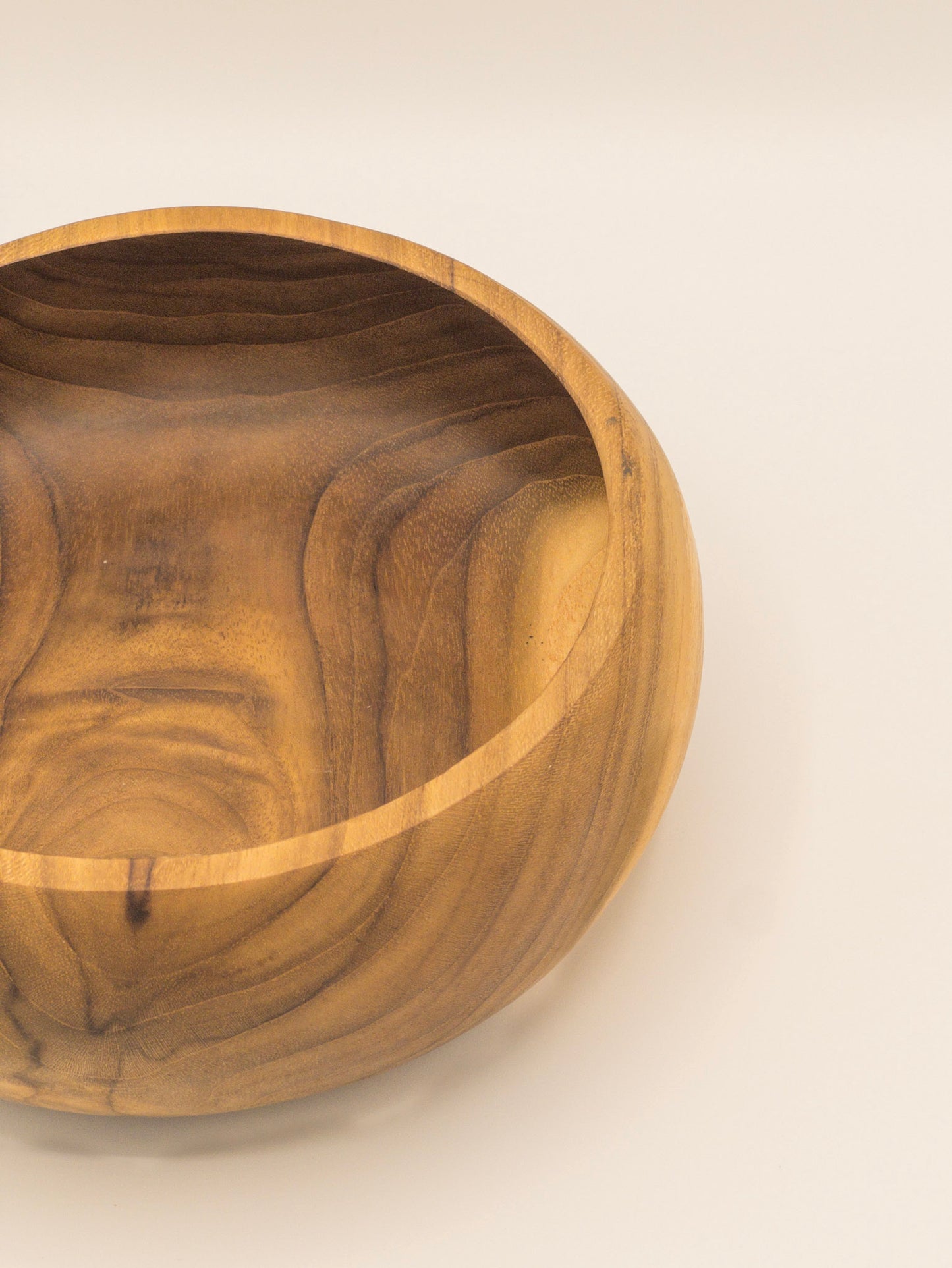 TAMA BOWL | ROUND TEAK WOODEN BOWL