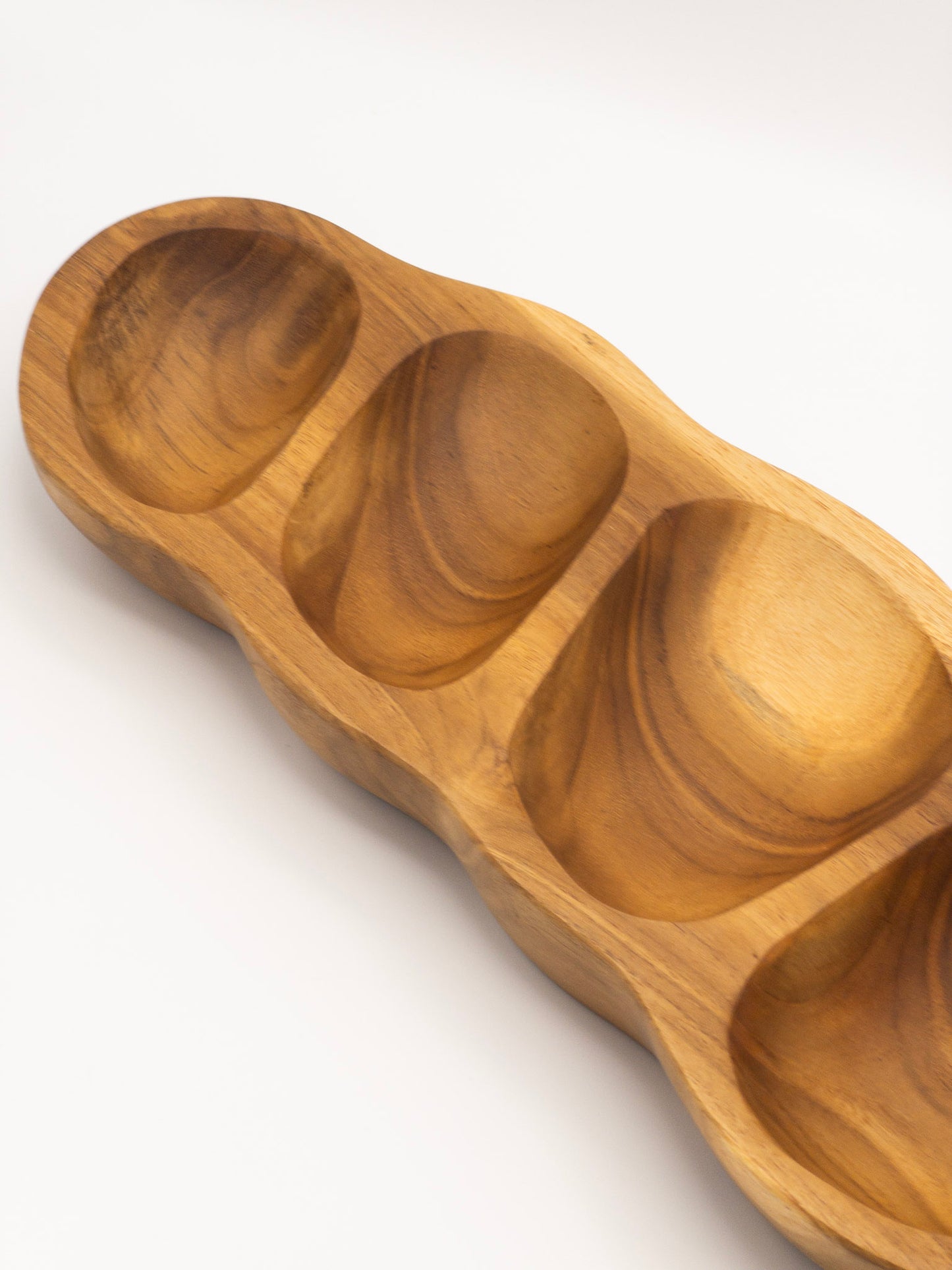 ESA SERVING TRAY| TEAKWOOD SNACK PLATTER