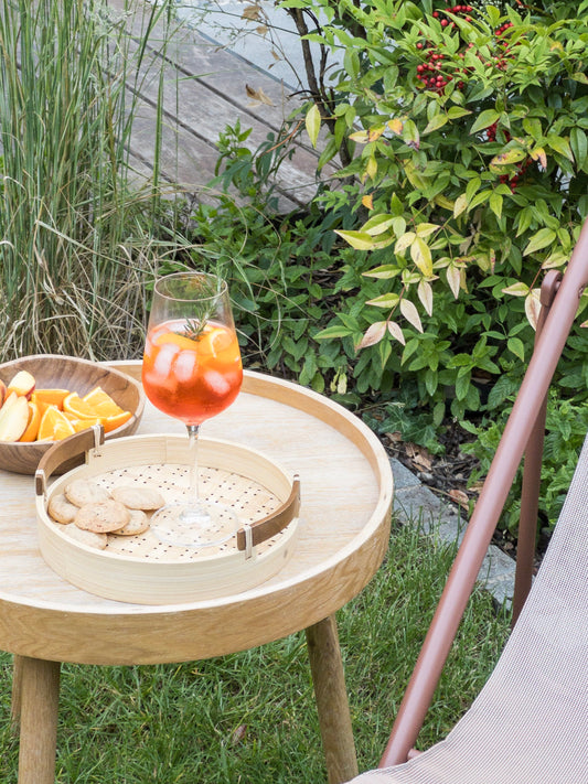 SENJA SERVING TRAY | DECORATIVE ROUND TRAY