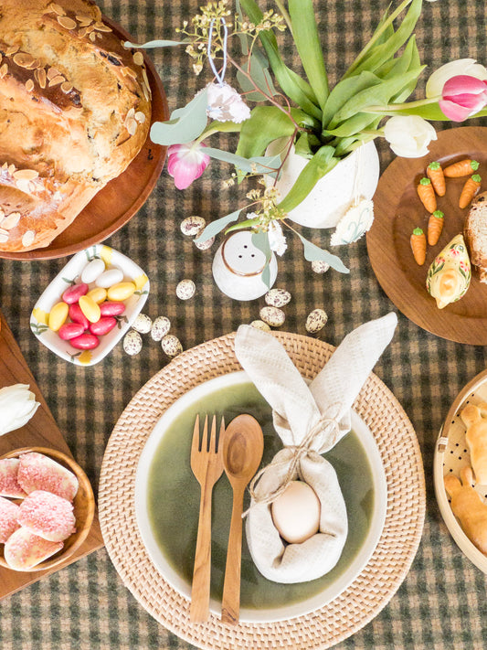 SOKA PLACEMAT | ROUND DECORATIVE PLACEMAT