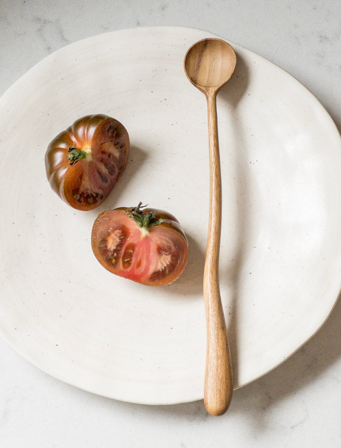 KARO LONG WAVY SPOON | TEAKWOOD SPOON