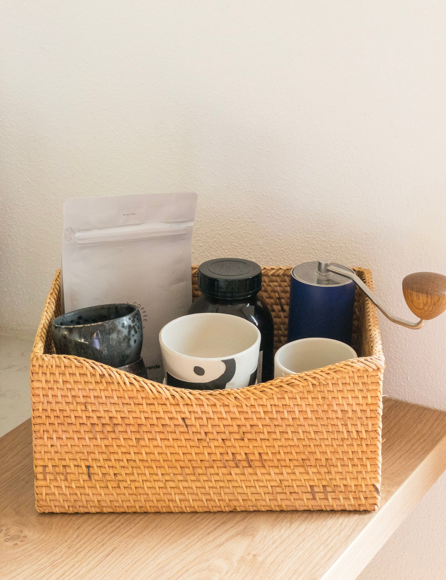 NAMA RECHTECKIGE AUFBEWAHRUNGSBOX | NATURBEHÄLTER AUS RATTAN